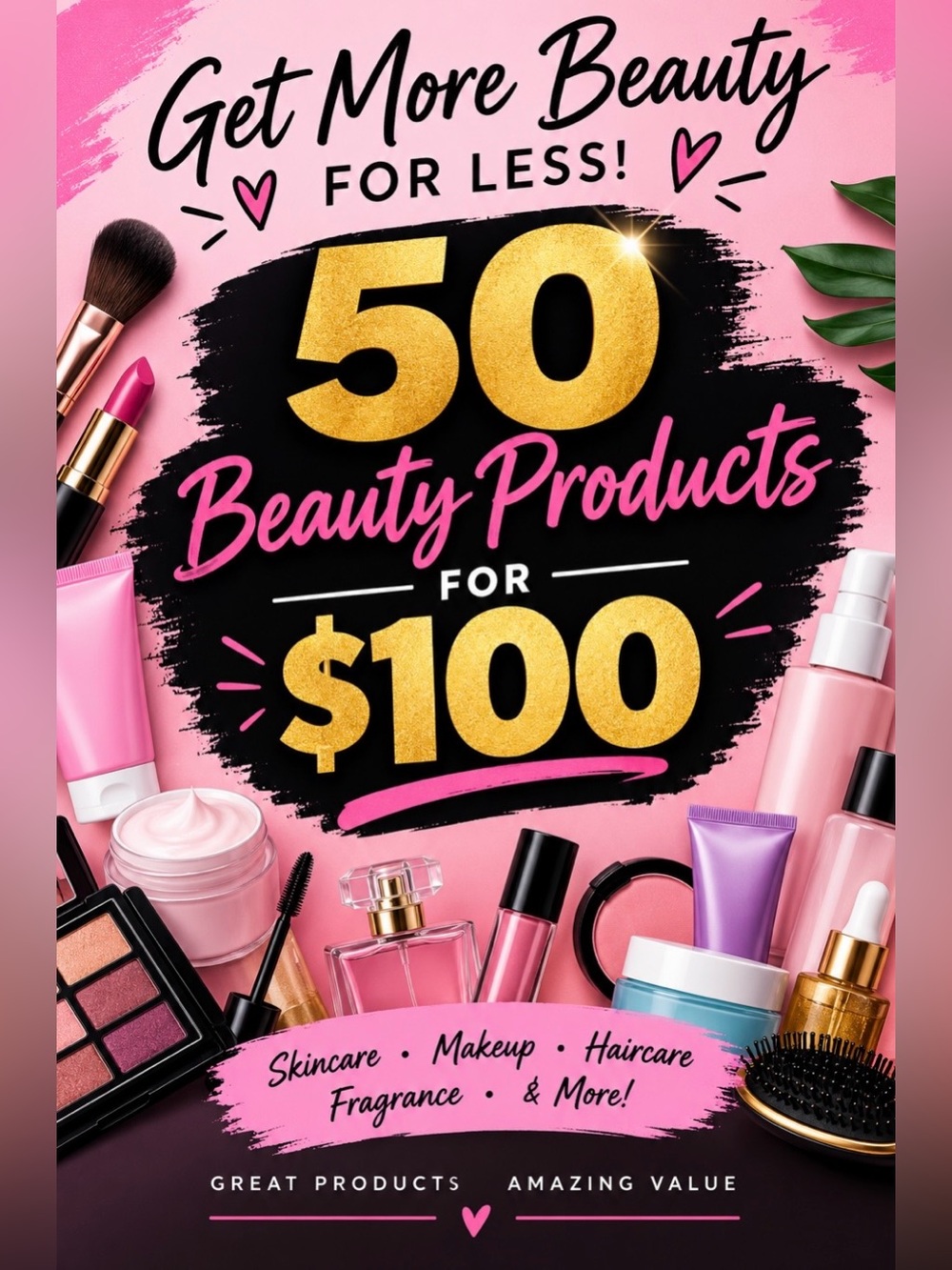 50 piece beauty bundle worth every penny